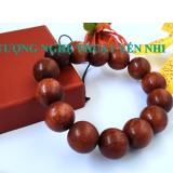 Vòng tay phong thủy cao cấp gỗ Hương đỏ hạt 16mm-không hồ lô