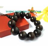 Vòng tay phong thủy cao cấp gỗ Mun  hạt 20mm