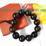 Vòng tay phong thủy cao cấp gỗ Mun  hạt 20mm