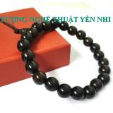 Vòng tay phong thủy cao cấp gỗ Mun hạt 8mm