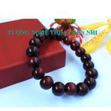 Vòng tay phong thủy cao cấp gỗ Trắc đỏ hạt 10mm-không hồ lô