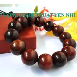 Vòng tay phong thủy cao cấp gỗ Trắc đỏ hạt 16mm