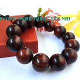 Vòng tay phong thủy cao cấp gỗ Trắc đỏ hạt 18mm