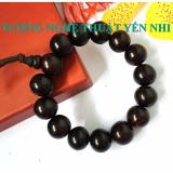Vòng tay phong thủy cao cấp gỗ Trắc  hạt 14mm