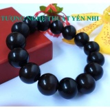 Vòng tay phong thủy cao cấp gỗ Trắc hạt 14mm-không hồ lô