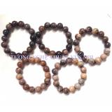 Vòng tay phong thủy Gỗ hóa thạch 12mm
