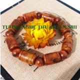 Vòng tay Phong thủy gỗ Nu Huyết Long hạt trúc 10mm-VIP
