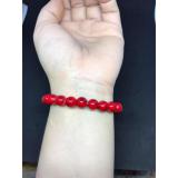 [HCM]Vòng tay san hô đỏ . 8ly ( TẶNG KÈM HẠT VÀ DÂY ĐEO THAY THẾ)