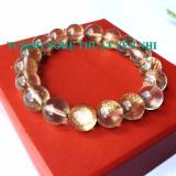 Vòng tay Thạch anh Kim sa size hạt 10mm