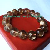Vòng tay Thạch anh Kim sa size hạt 12mm