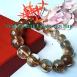 Vòng tay Thạch anh Kim sa size hạt 12mm