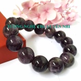 Vòng tay Thạch anh tím thiên nhiên size hạt 14mm