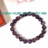 Vòng tay Thạch anh tím thiên nhiên size hạt 8mm
