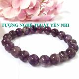Vòng tay Thạch anh tím thiên nhiên size hạt 8mm