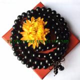 Vòng tràng hạt gỗ Mun Sừng cao cấp 108 hạt 8mm