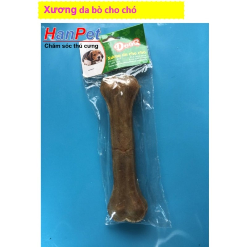 Hanapet-Xương ống da bò cho chó gặm - phù hợp với chó lớn trên 15kg ( 371) 20cm