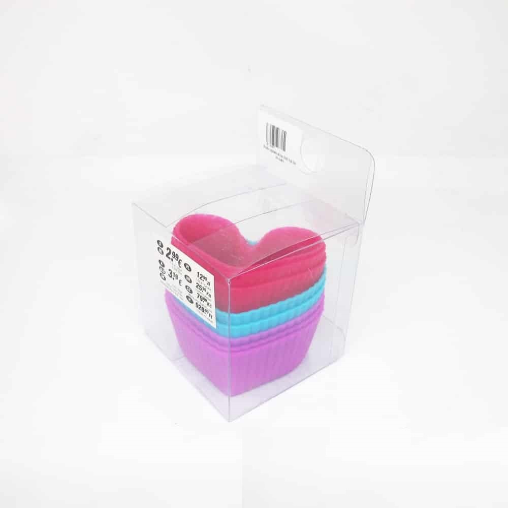 Khuôn cupcake silicon hình trái tim