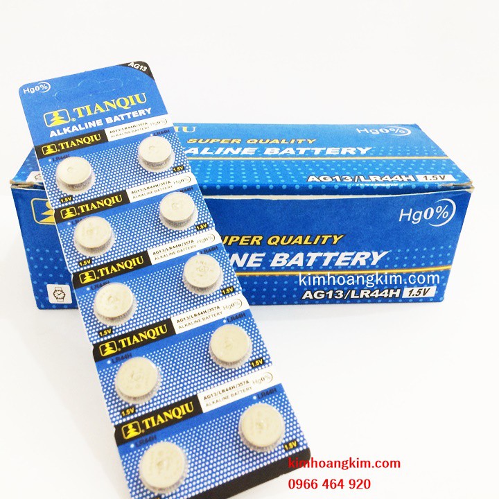 Pin đồng tiền AG10-AG13 (vĩ 10 viên)