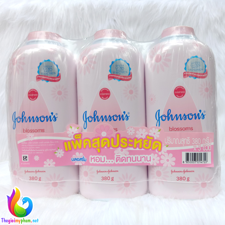 [Cho Tiệm Hớt Tóc]Phấn Thơm Johnson's Baby Thái Lan 380g