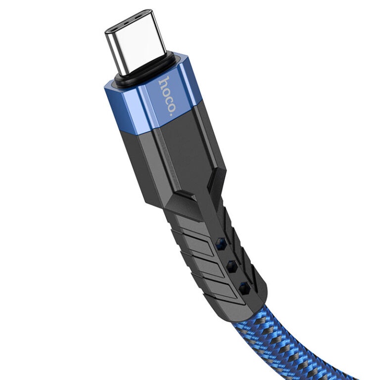 Cáp sạc nhanh 3A/60W Hoco U110 Type-C ra Type-C dây Nylon siêu bền dài 1.2M cho Android