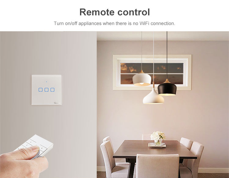 REMOTE RF 433 SONOFF & ĐẾ GẮN TƯỜNG - KÈM PIN