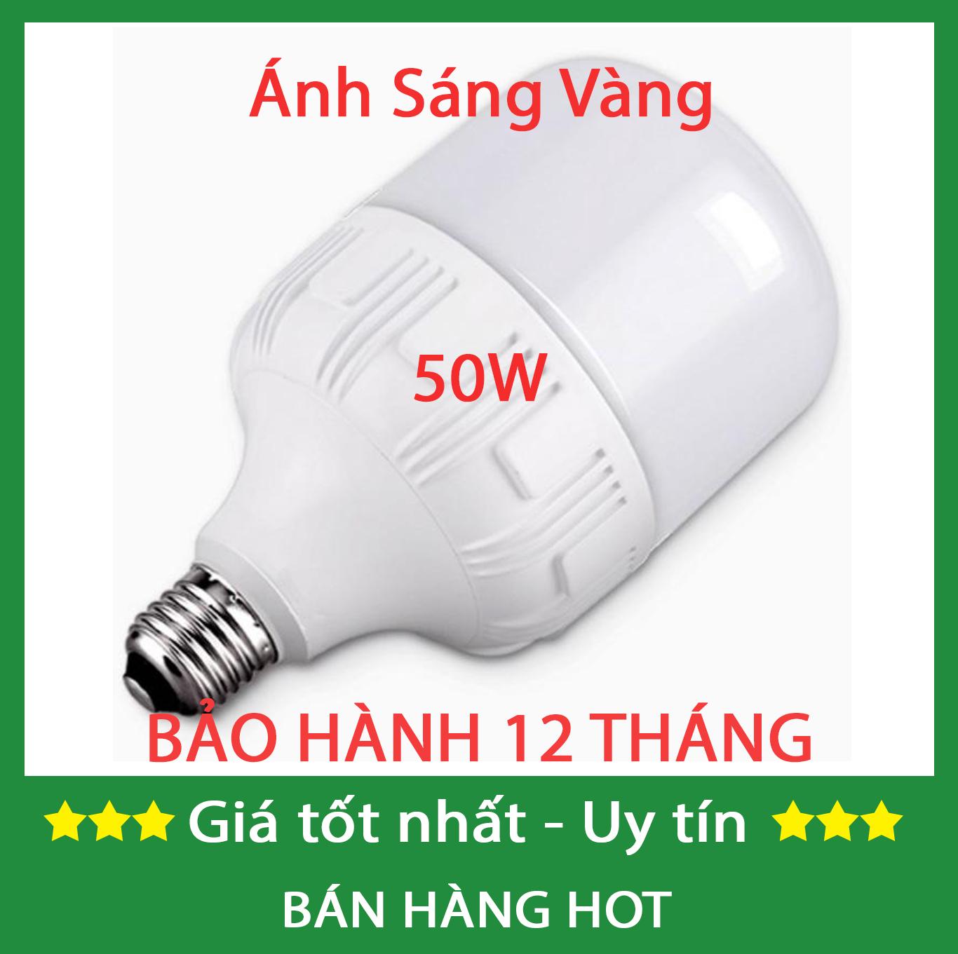 [Hàng bán chạy giá sĩ] Bộ 1 bóng đèn led 50w (ánh sáng trắng / ánh sáng vàng)