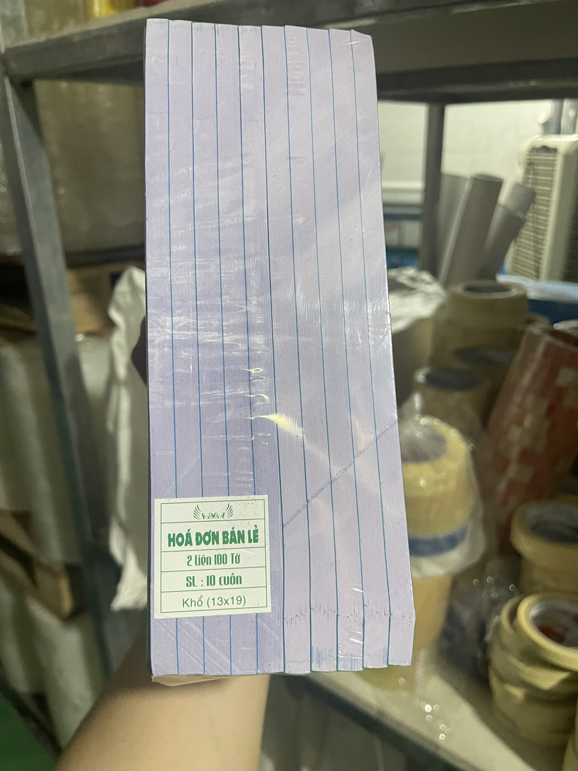 Hóa Đơn Bán Lẻ, Khổ 13x19cm, Chia Ô Tiện Lợi Dễ Dàng Ghi Thông Tin