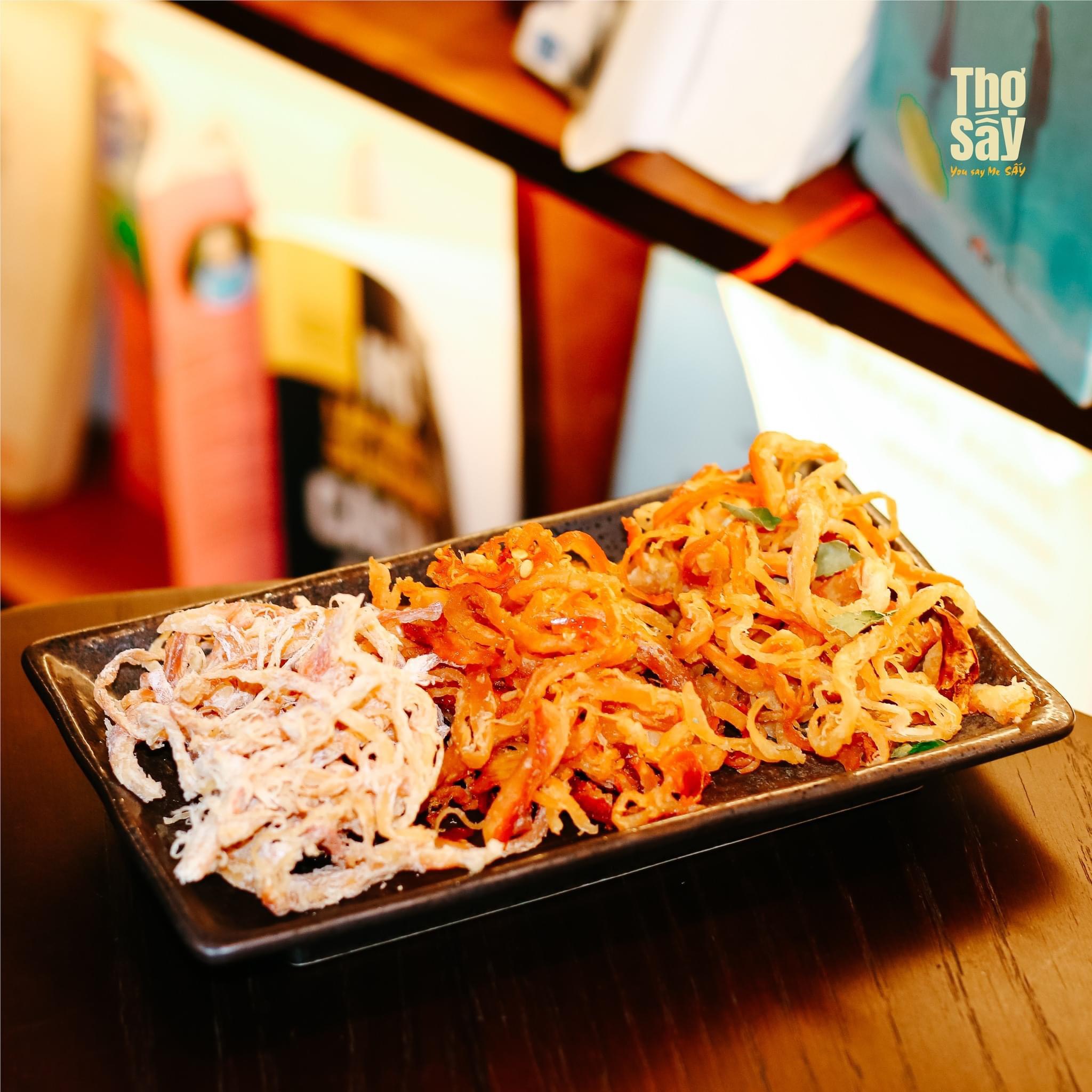 Mực Xé Sợi Thợ Sấy