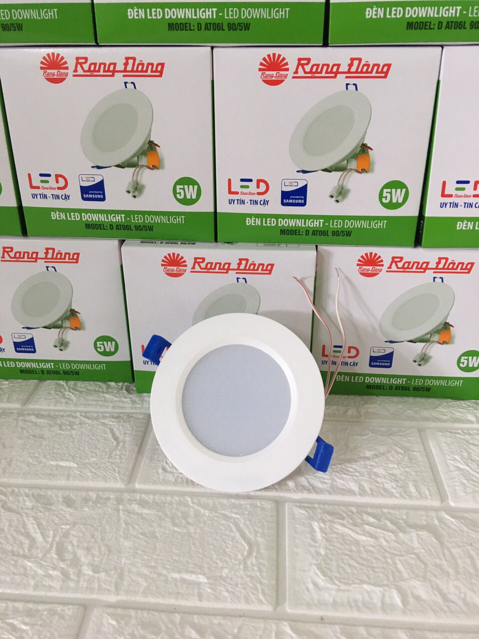 Đèn led âm trần Rạng đông 3w 5w 7w