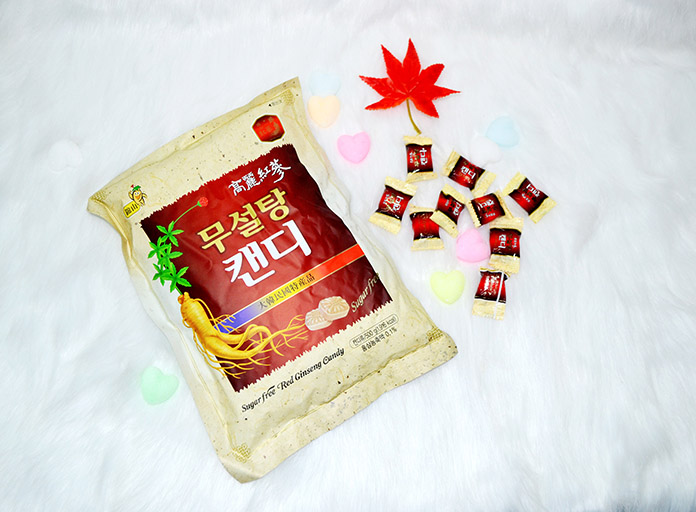 kẹo Sâm Không Đường trắng Hàn Quốc [ COMBO 2 BỊCH LỚN ]  - BINZINSON