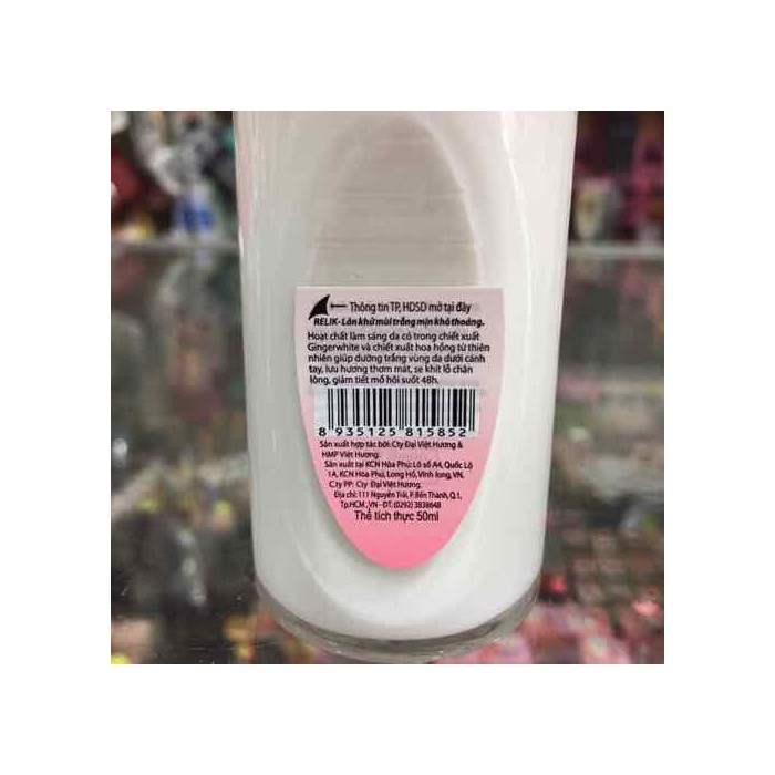 Lăn Khử Mùi Trắng Da Relik White & Beauty 50ml