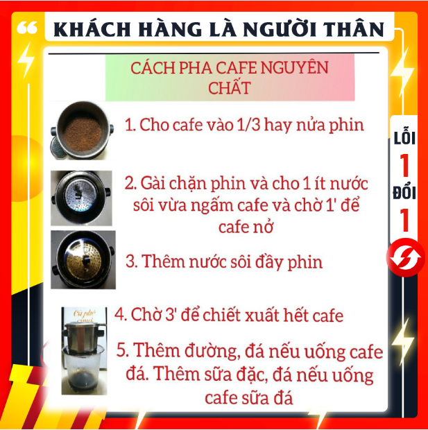 [HCM]Cà phê Chuẩn Gu-X - Coffee Nguyên chất rang xay