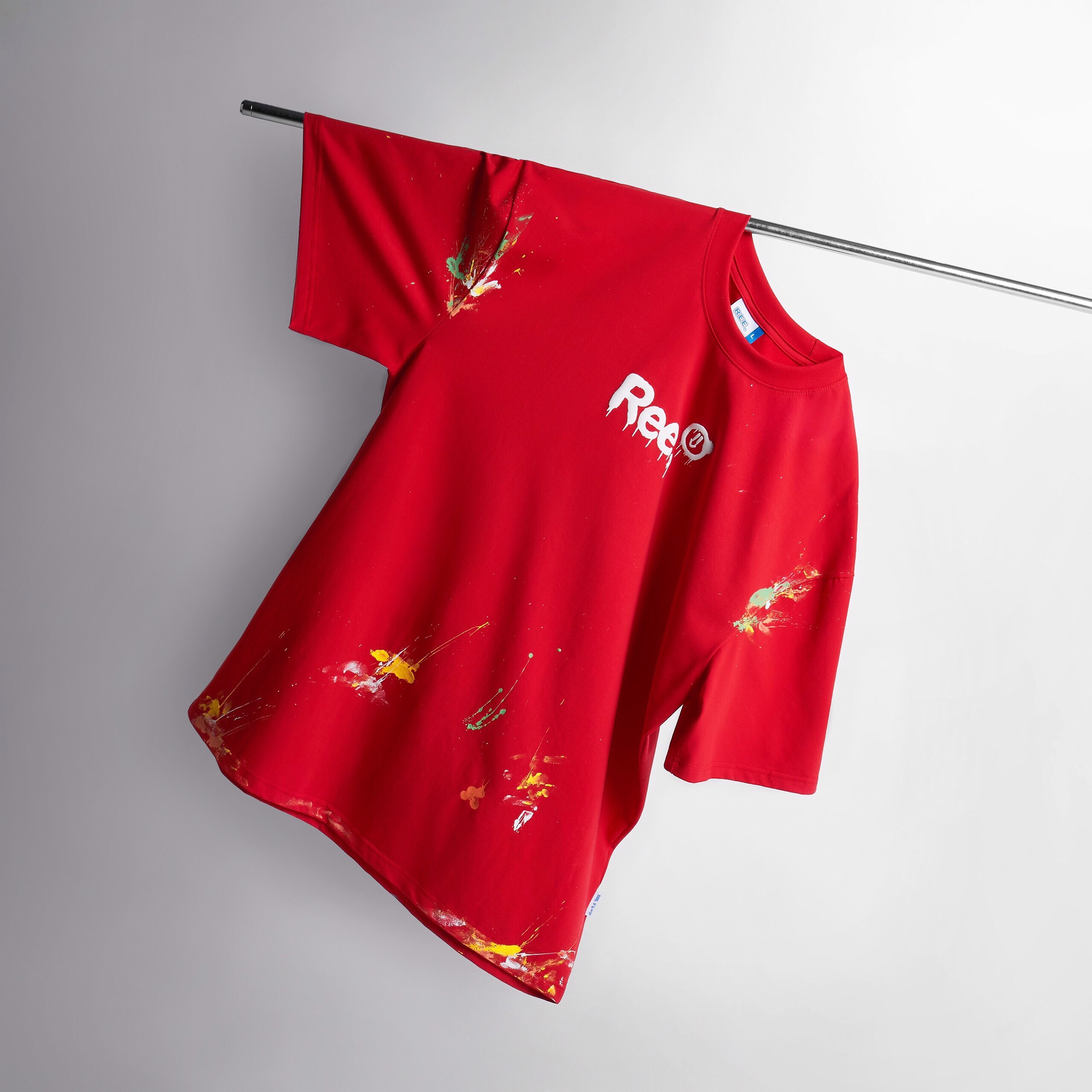 ÁO THUN VẨY SƠN THỦ CÔNG MÀU ĐỎ