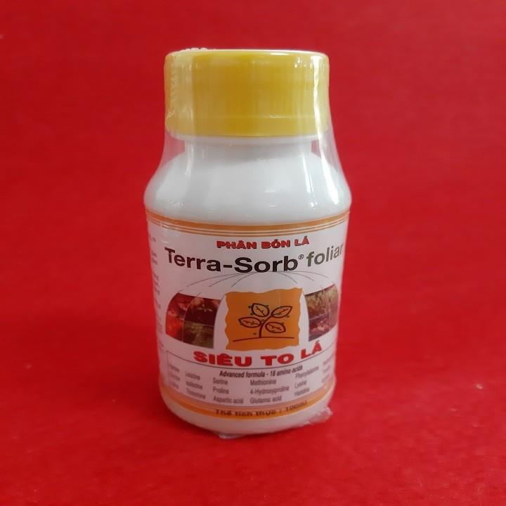 [HCM]Phân bón to lá terra-sorb foliar -  chai 100ml