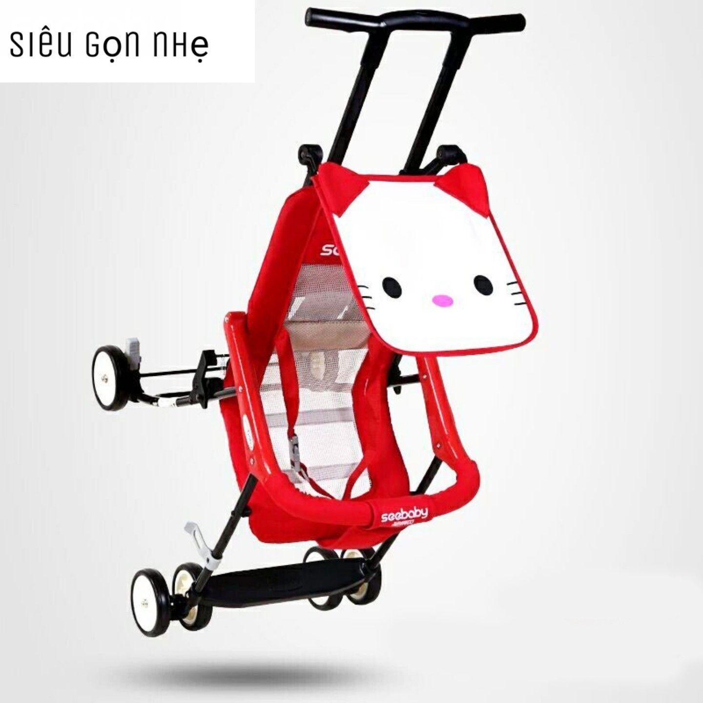 Xe đẩy du lịch Seebaby QQ1-2 gập siêu gọn nhẹ