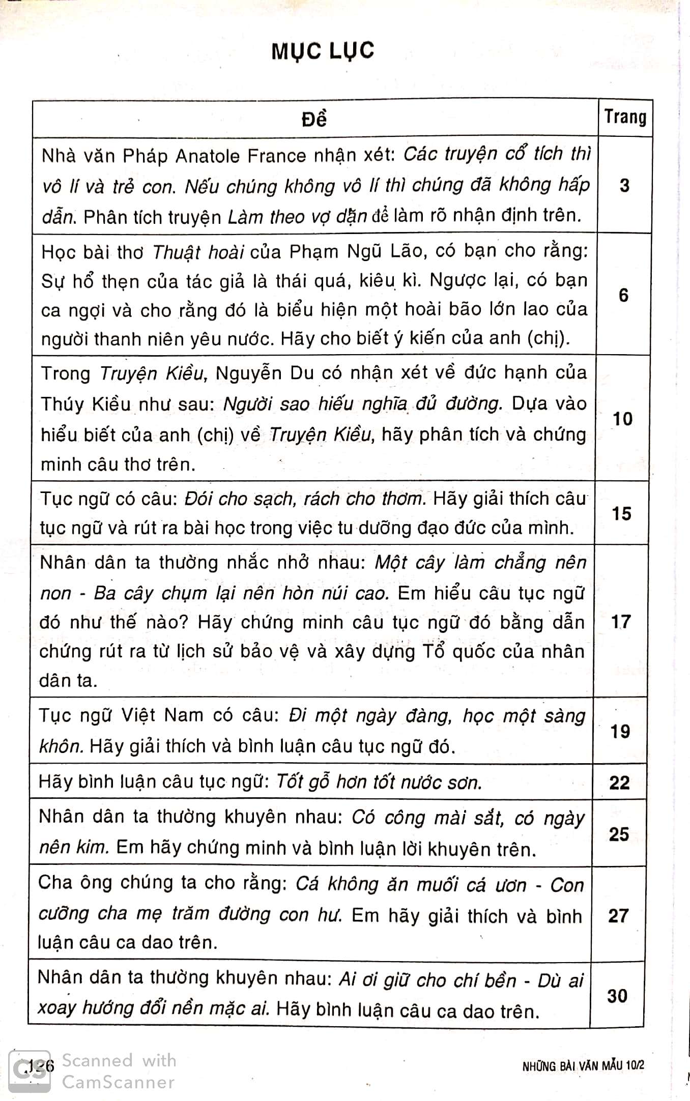 [HCM]Những bài văn mẫu 10/2