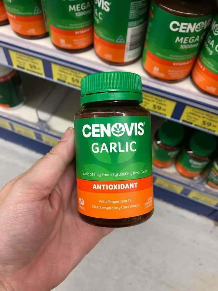 Cenovis garlic - tinh dầu tỏi hàm lượng cao 1000mg