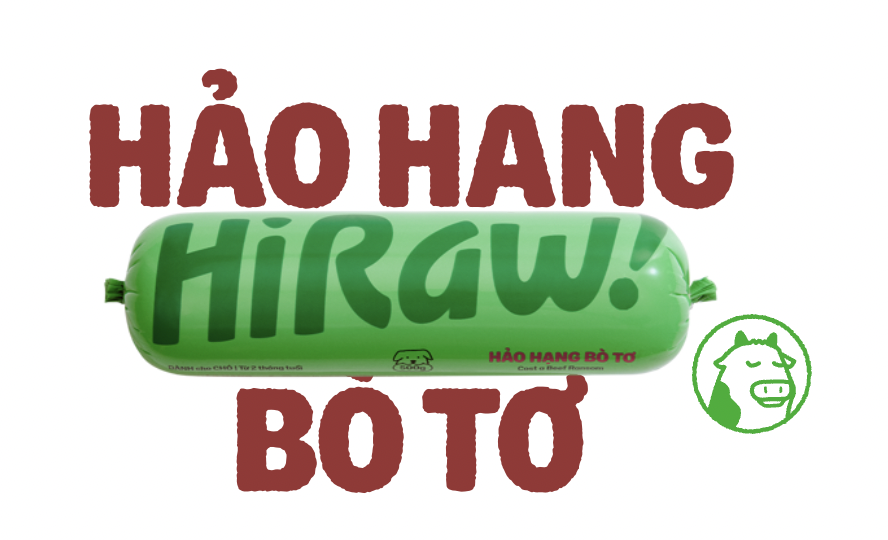 Thịt tươi hi raw dog food cho chó