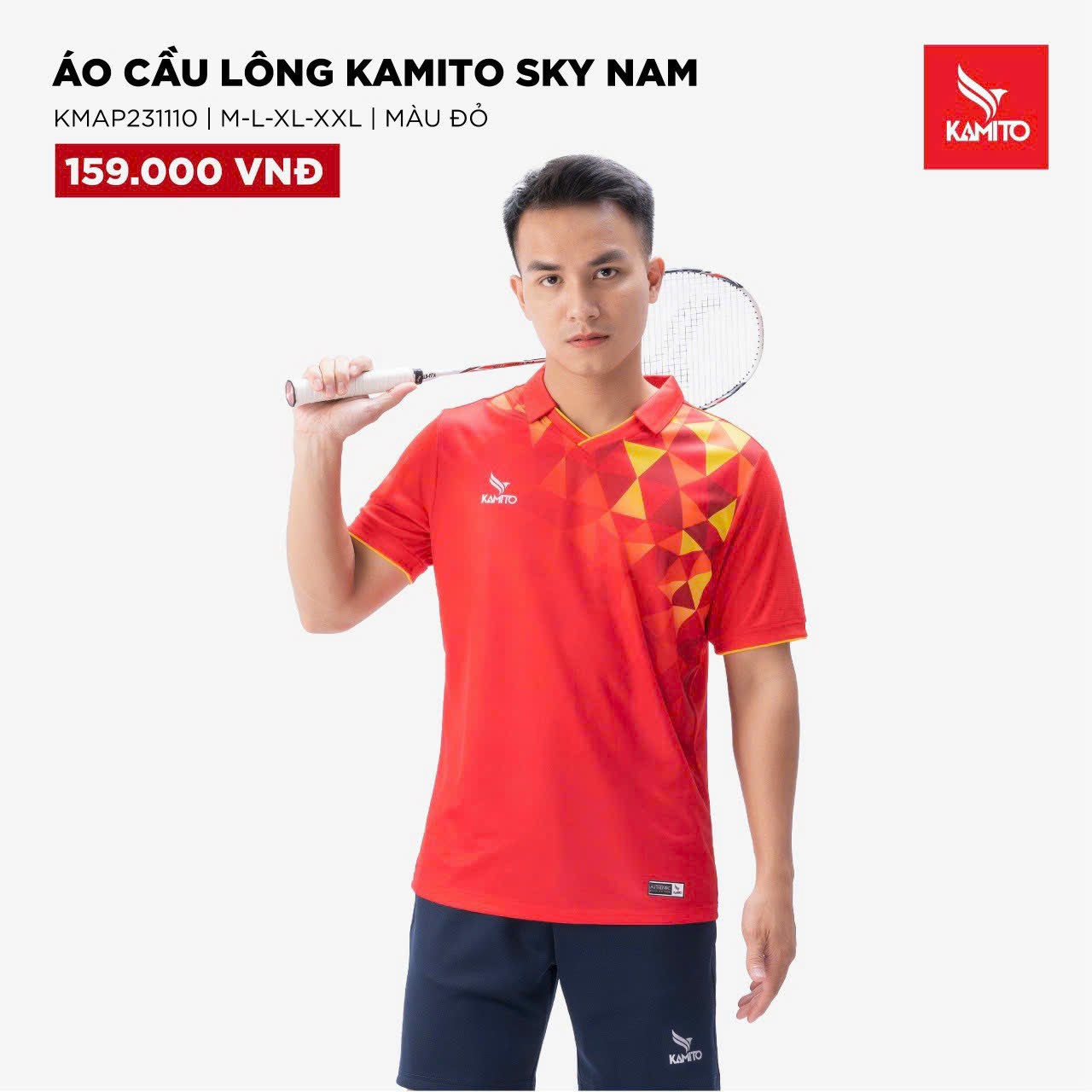 Áo Thun Cầu Lông Nam Kamito