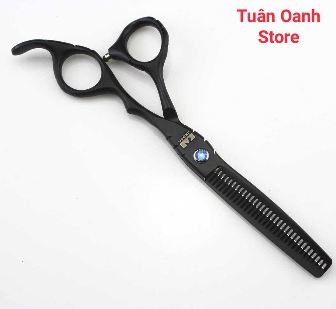 Kéo Cắt Tóc Chuyên Nghiệp Kai Đá Xanh ( tặng kèm bao da+ khăn lau kéo+chỉnh kéo)