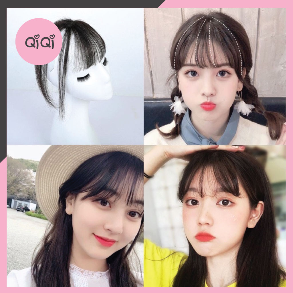 21. Mái thưa giả 3D che hói dễ dàng tạo kiểu QiqiShop