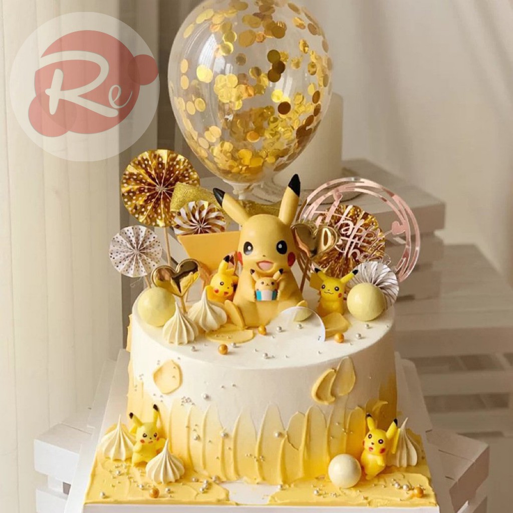 Pikachu - Trang trí bánh sinh nhật bánh kem