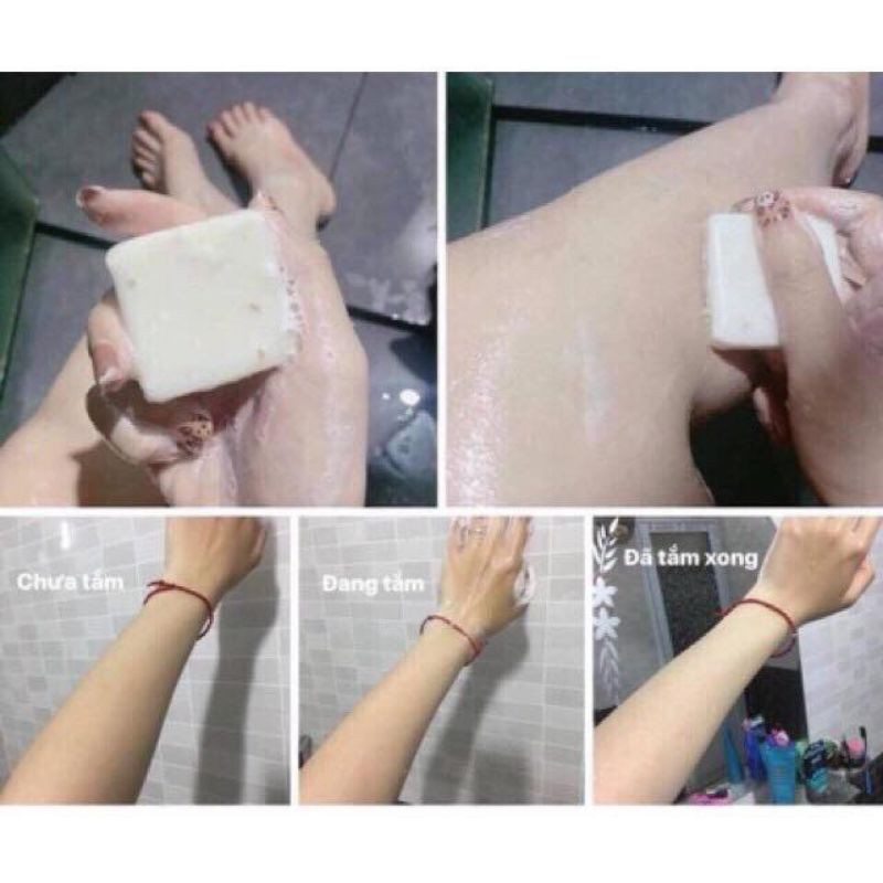 [Combo 2 bánh] Xà Phồng Gạo Trắng Da Jam Thái Lan