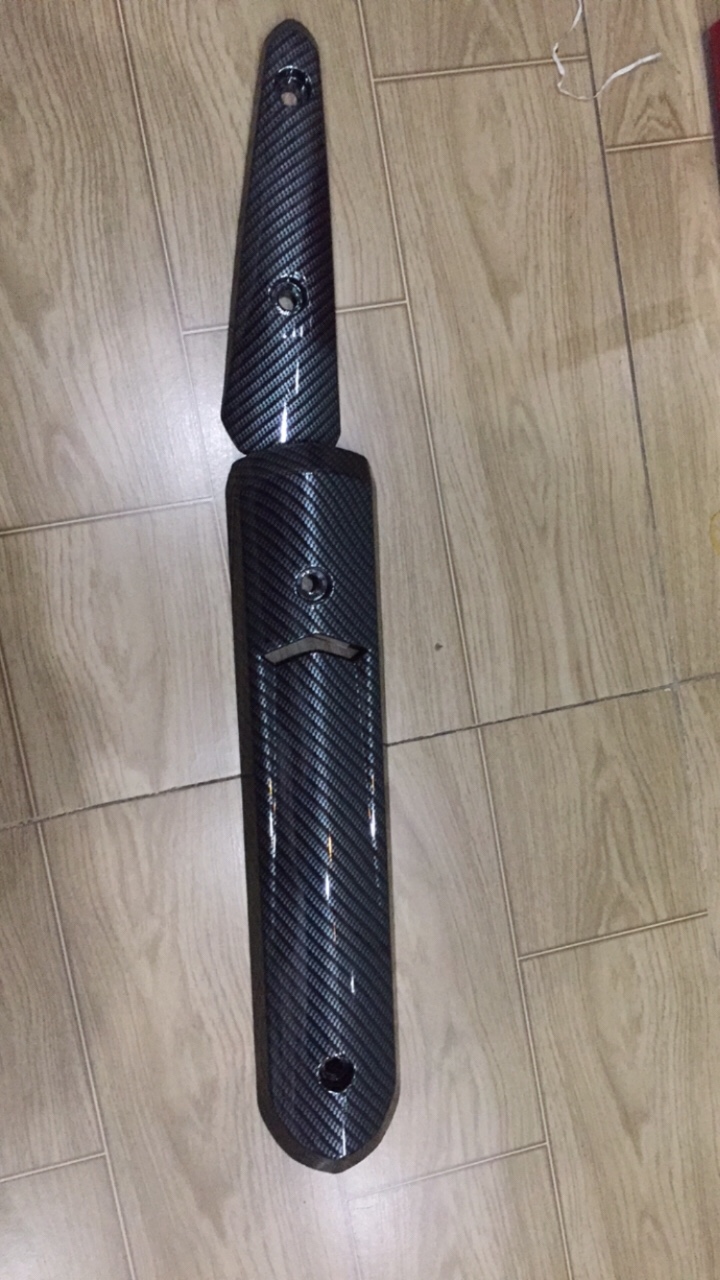 Ốp pô spark cacbon cho xe sirius