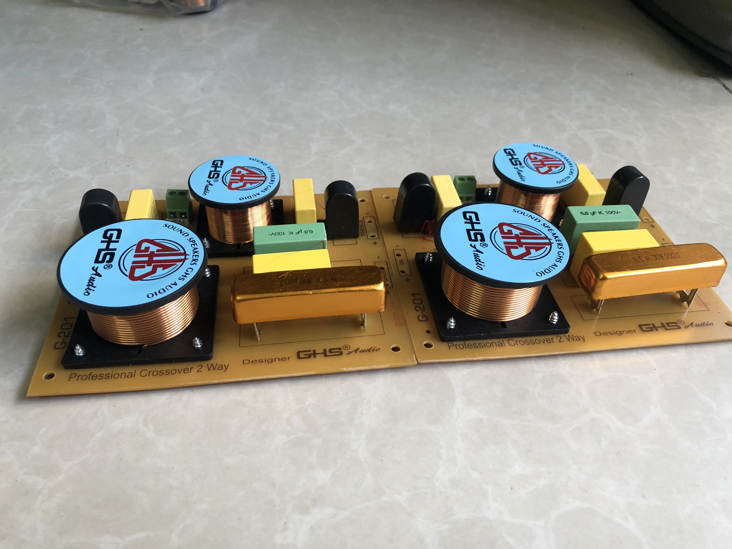 Mạch phân tần loa cao cấp GHS 2 way G201 (1 bass + 1 treble)