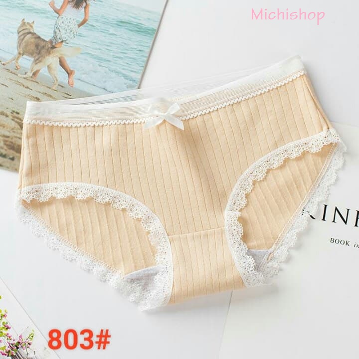 ( BÁN SỈ) 10 QUẦN LÓT COTTON TĂM CAO CẤP M001 (43-60KG)