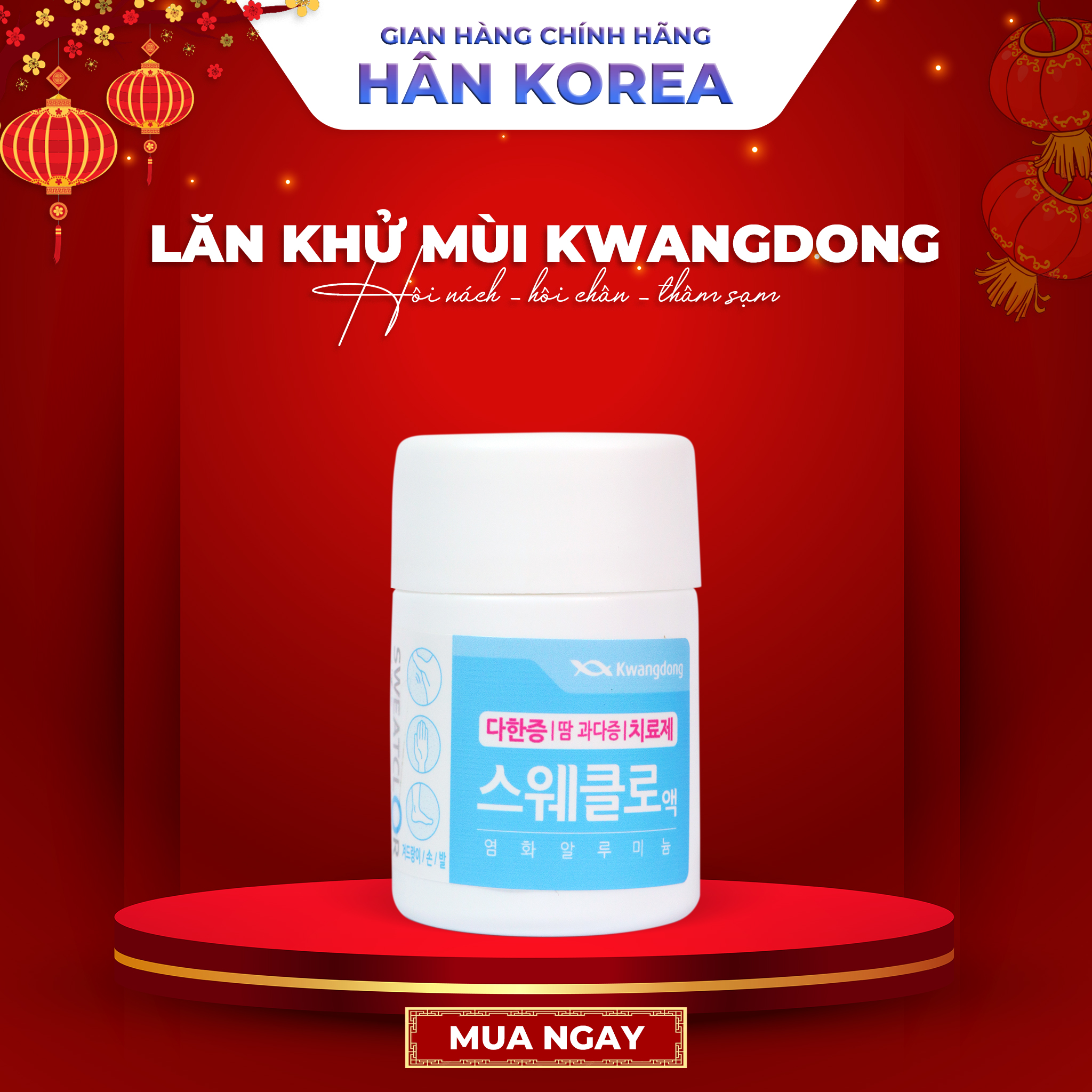 Lăn khử mùi KWANGDONG 30ml