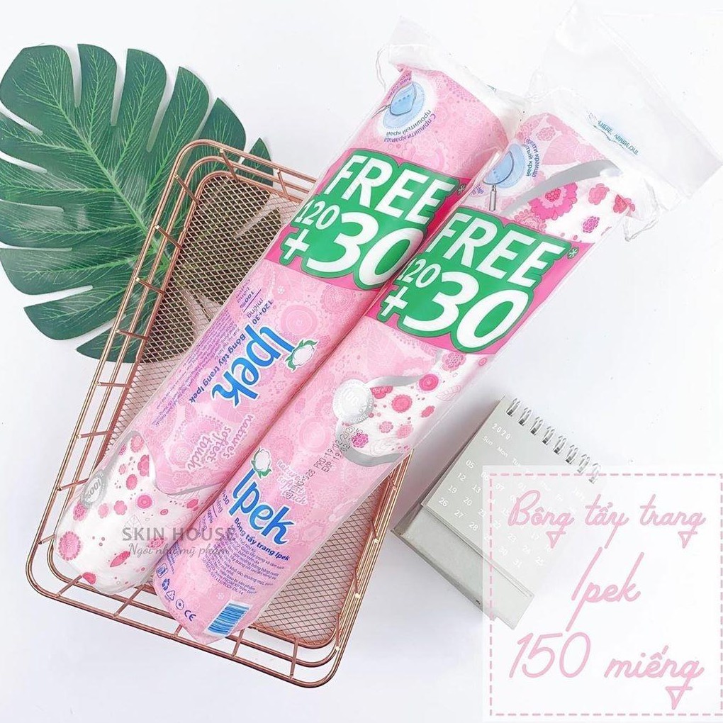 01 Bông tẩy trang Ipek Thổ Nhĩ Kỳ 150 miếng, sản phẩm chất lượng