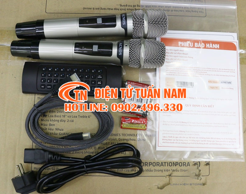 [HCM][Trả góp 0%]Dàn karaoke di động KBeatbox KSNET450