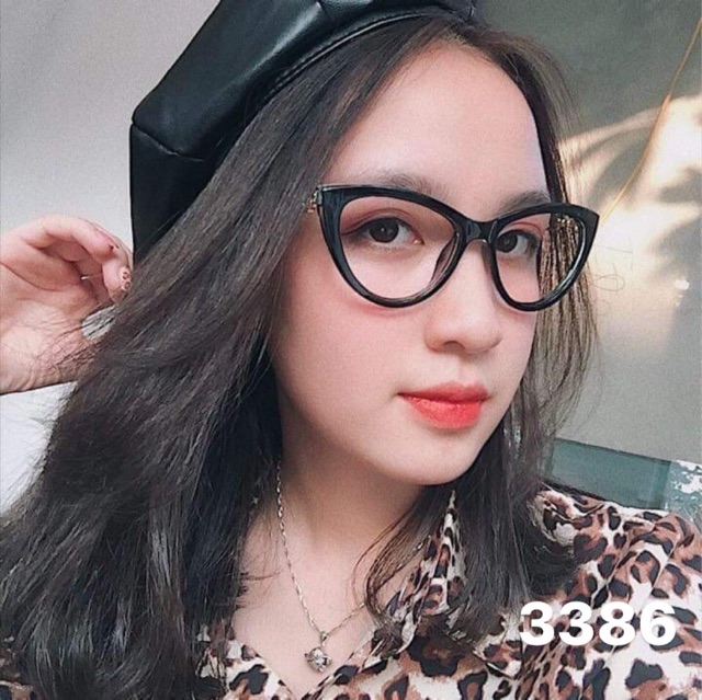 Gọng kính cận mắt mèo 3386